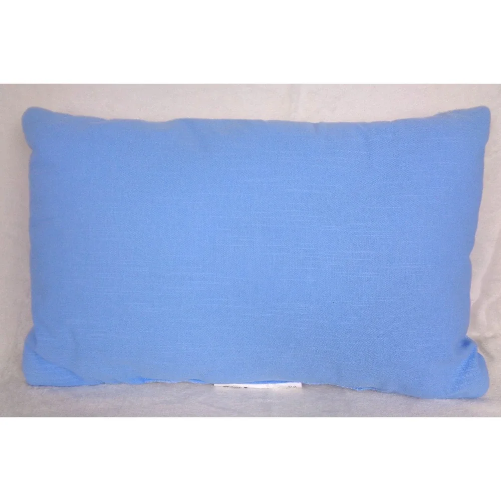 Light Blue Throw Pillow 12